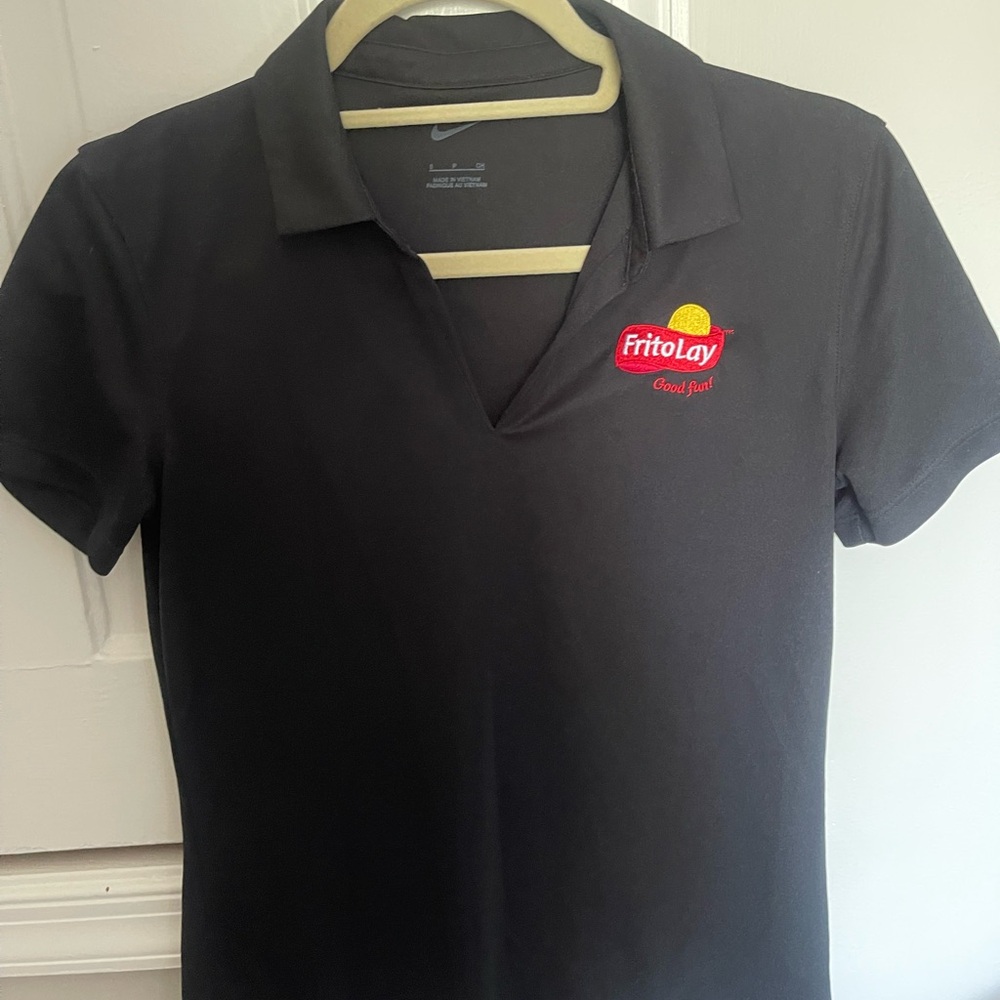 Nike Black Polo with Frito-Lay Emblem